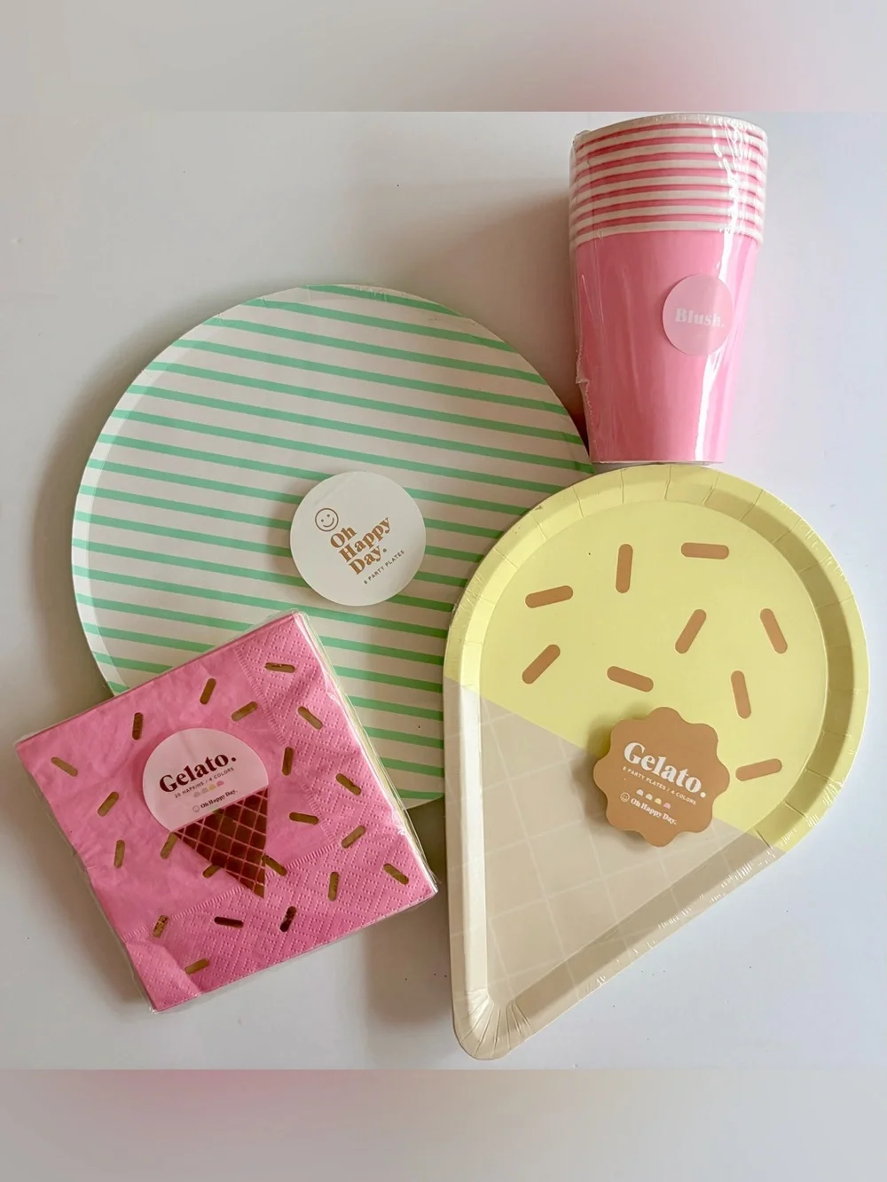 Gelato Party Tableware Set